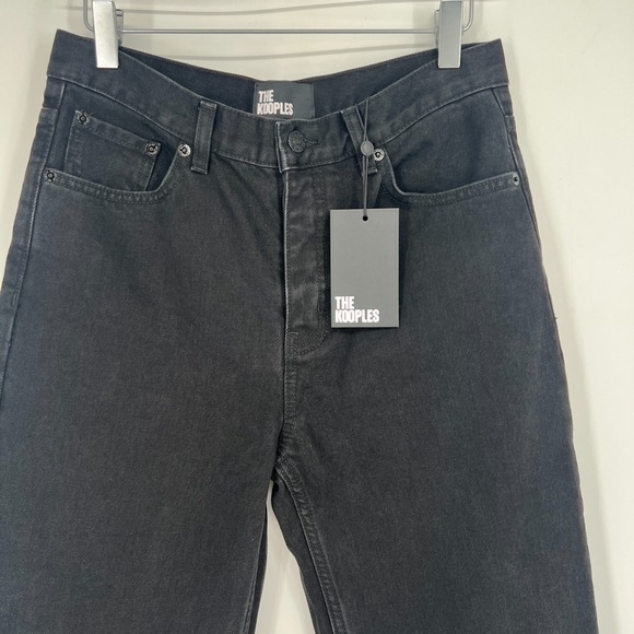The Kooples Jeans Womens 27 Black Vestiaire Carry-Over Straight Leg Denim - Picture 3 of 10